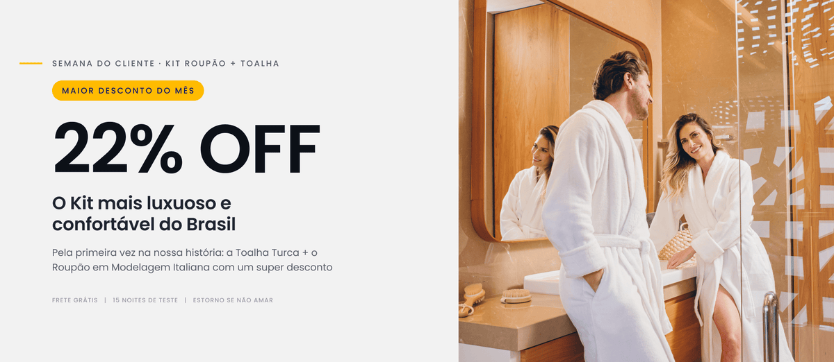Kit Roupão + Toalha Hoomy
