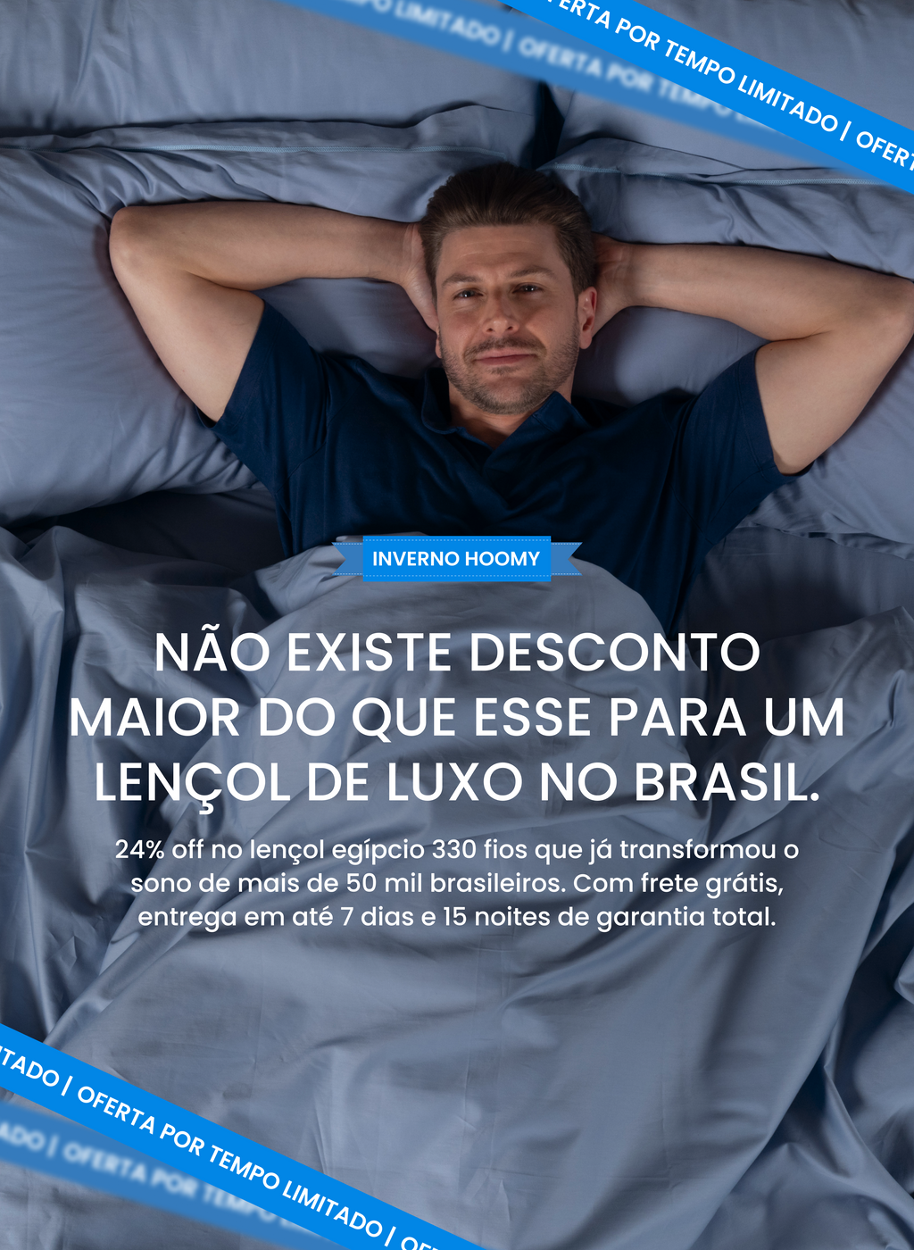 Jogo de Lençol Hoomy | 100% Algodão Egípcio