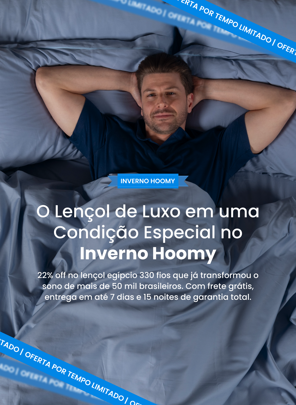Jogo de Lençol Hoomy | 100% Algodão Egípcio