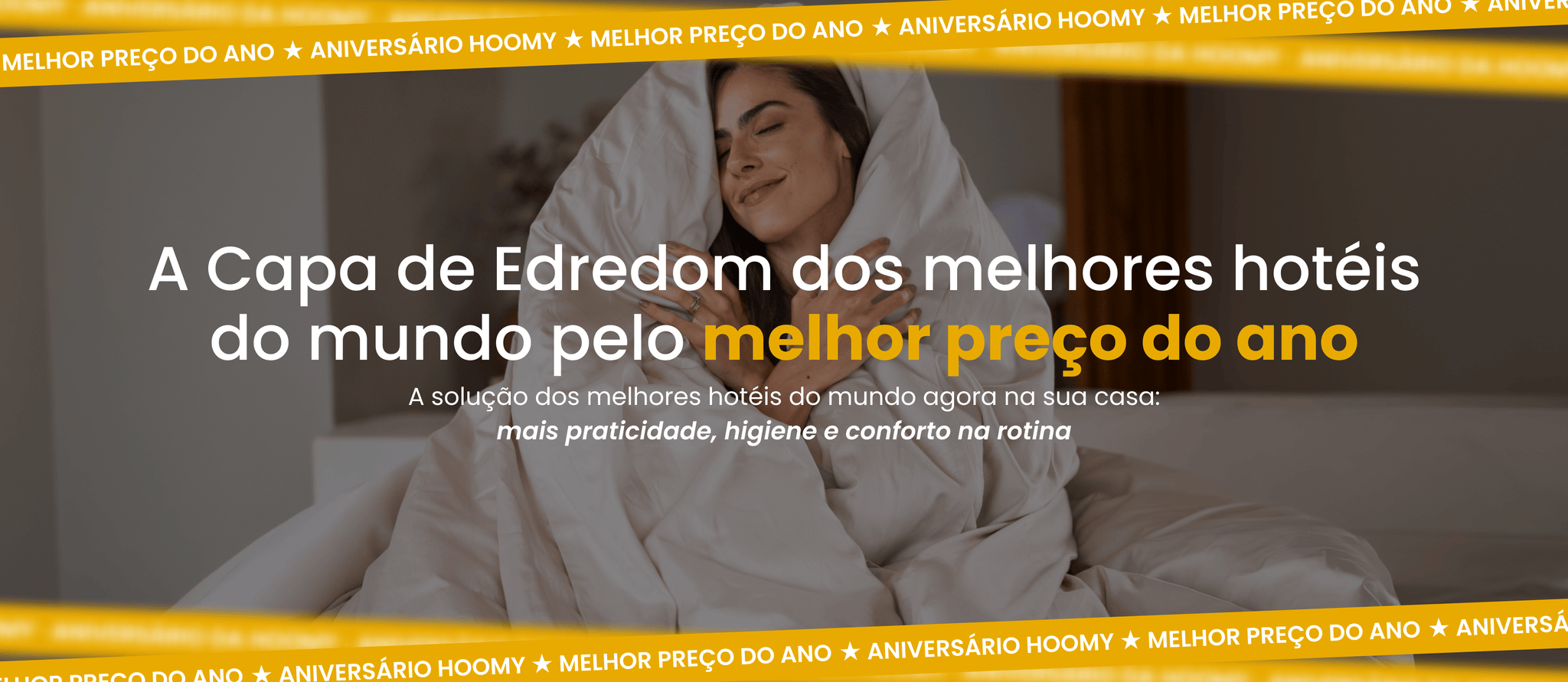 Capa de Edredom Hoomy - 100% Algodão Egípcio