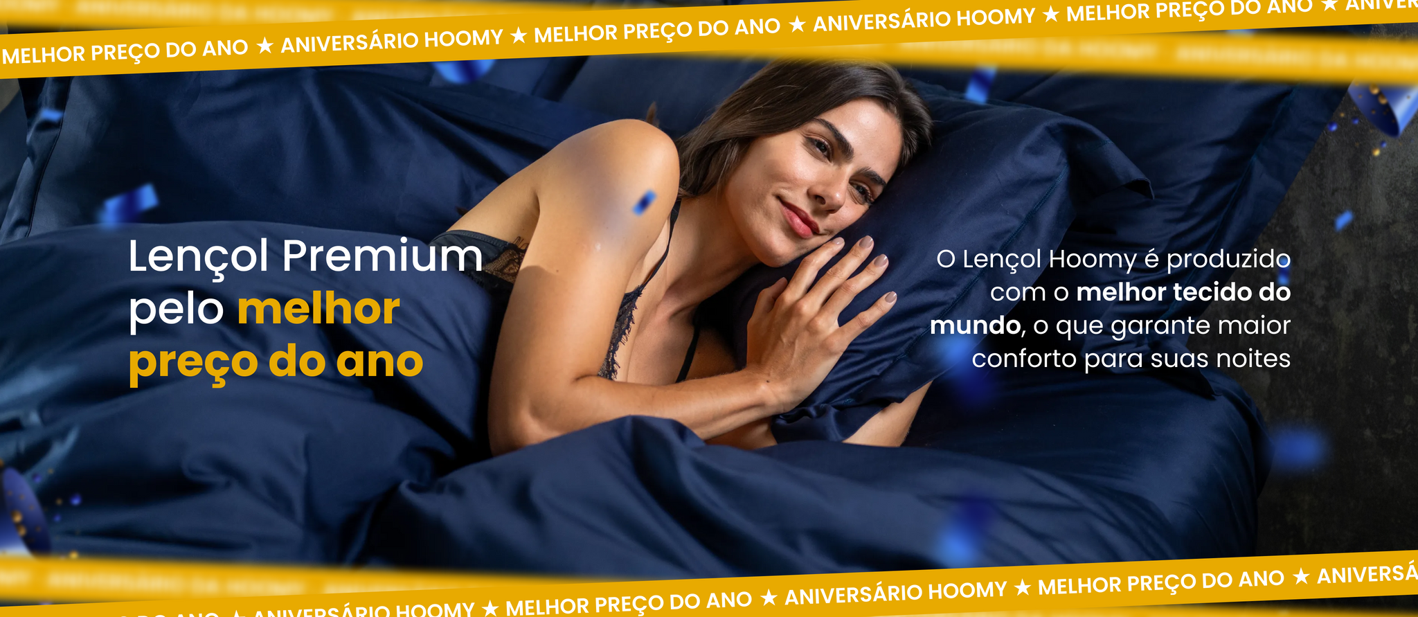 Jogo de Lençol Hoomy | 100% Algodão Egípcio