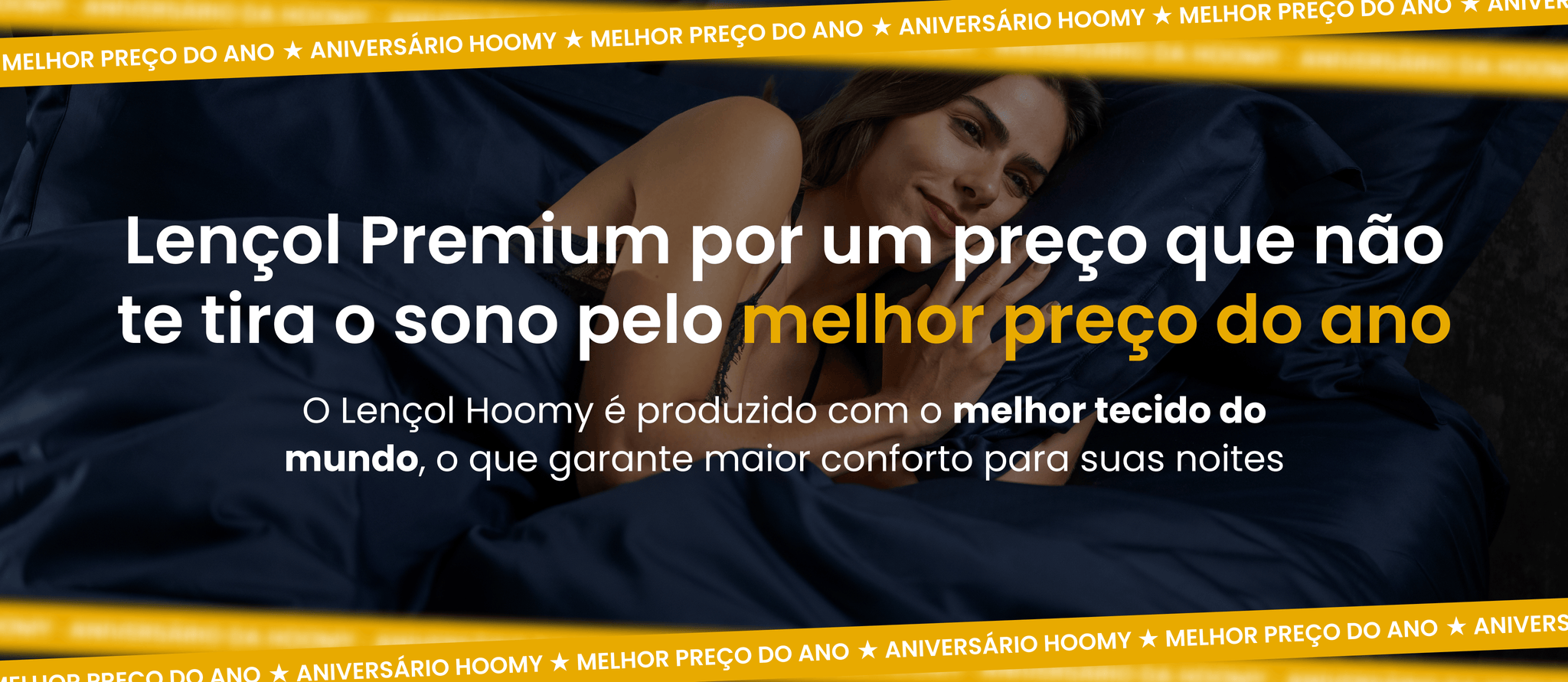Jogo de Lençol Hoomy | 100% Algodão Egípcio