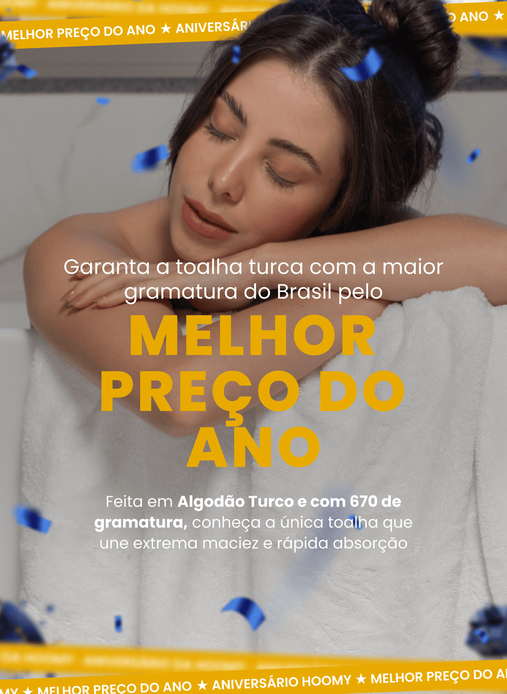 Jogo de Toalha - 100% Algodão Turco