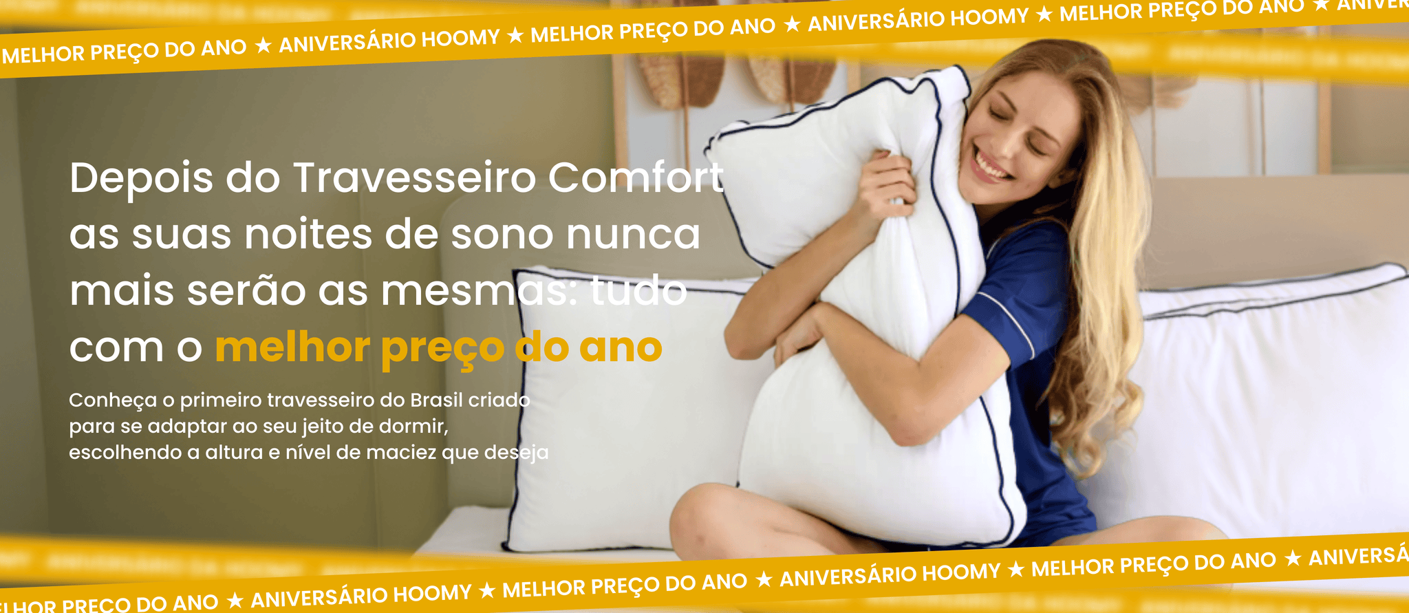 Travesseiro Comfort Hoomy