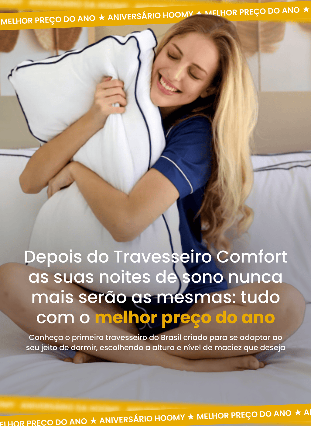 Travesseiro Comfort Hoomy