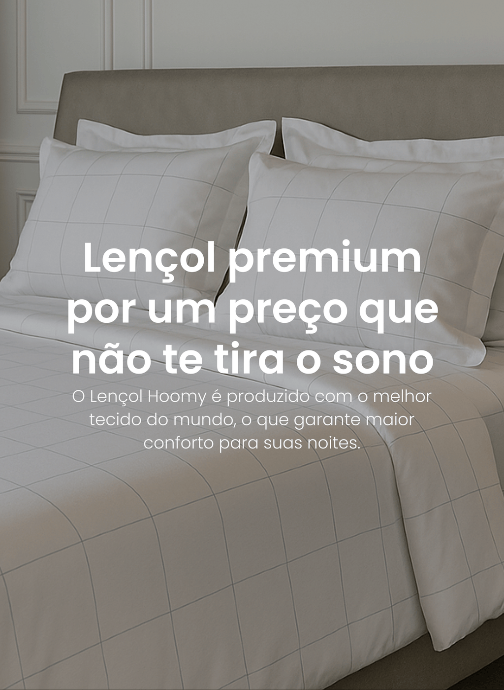 Jogo de Lençol Hoomy | 100% Algodão Egípcio