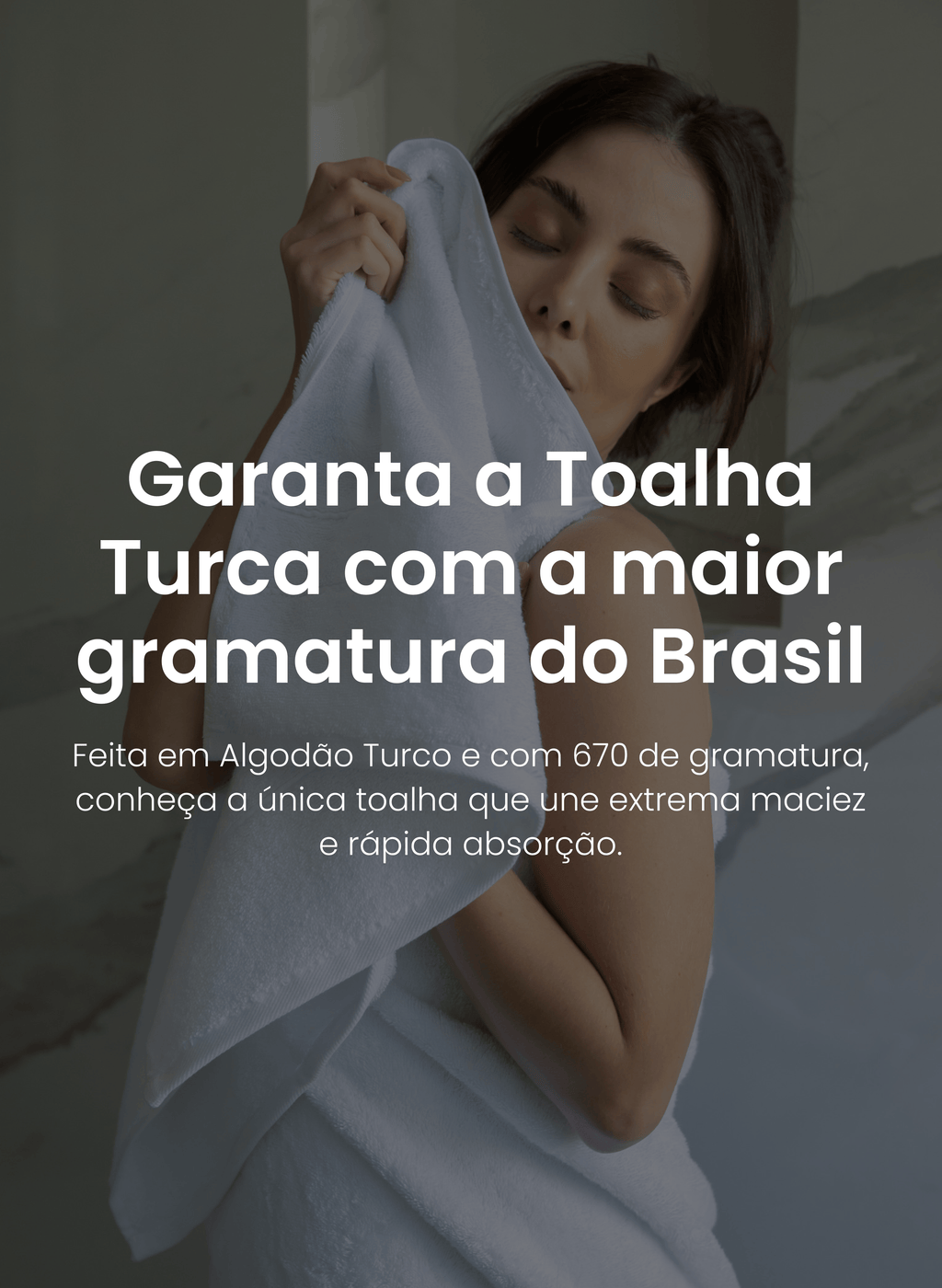 Jogo de Toalha Hoomy | 100% Algodão Turco