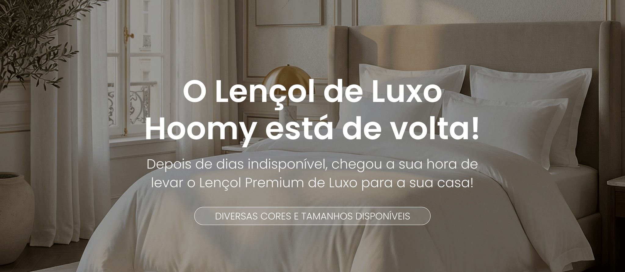 Jogo de Lençol Hoomy | 100% Algodão Egípcio