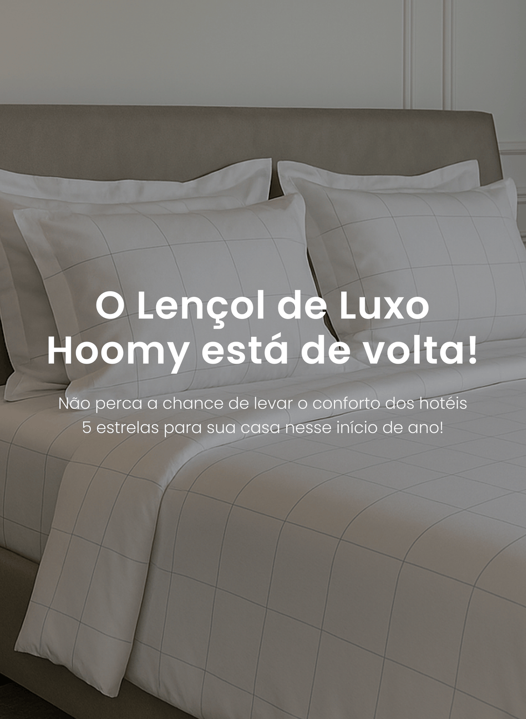 Jogo de Lençol Hoomy | 100% Algodão Egípcio